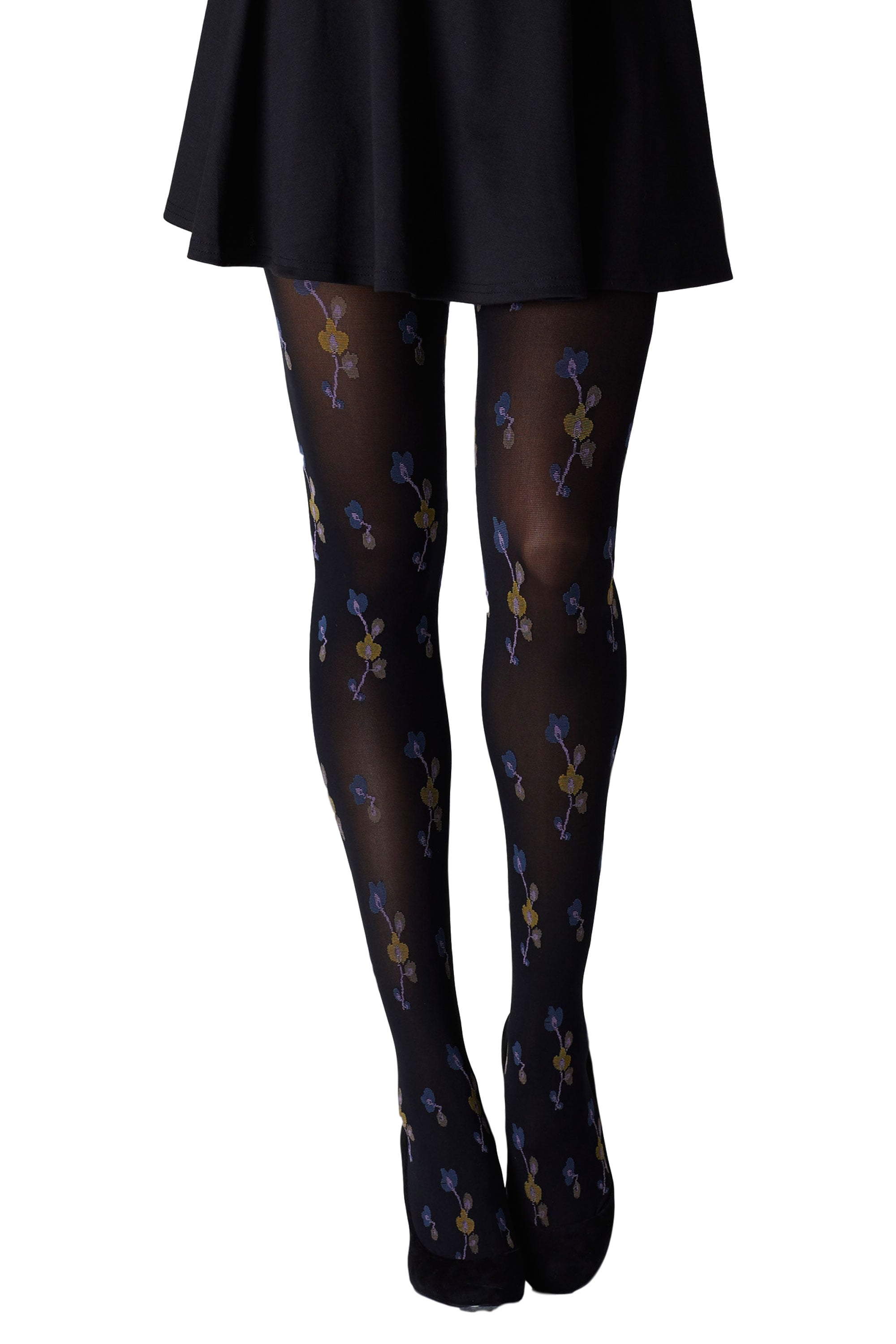 Oriental Flower Tights 1387