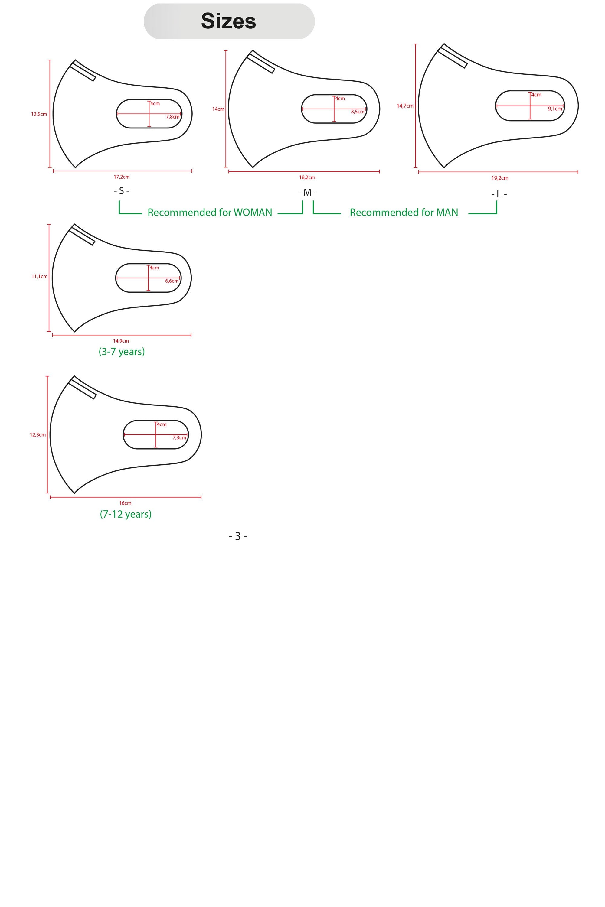 3D Spacer Masks Non Medical