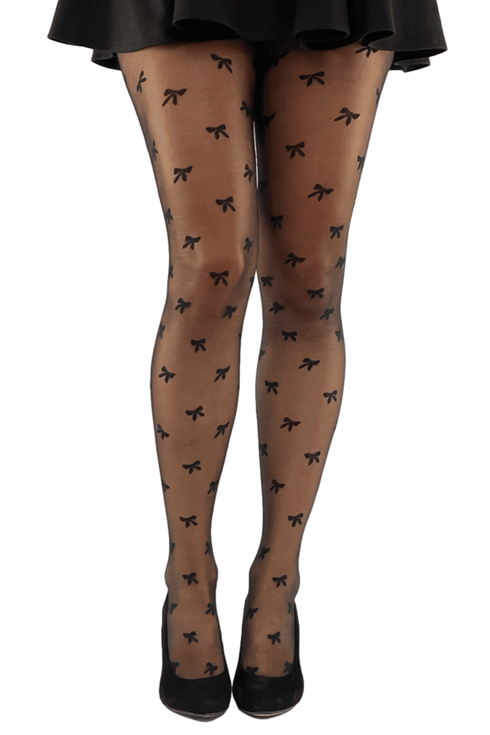 Sheer Bow Tights 1791