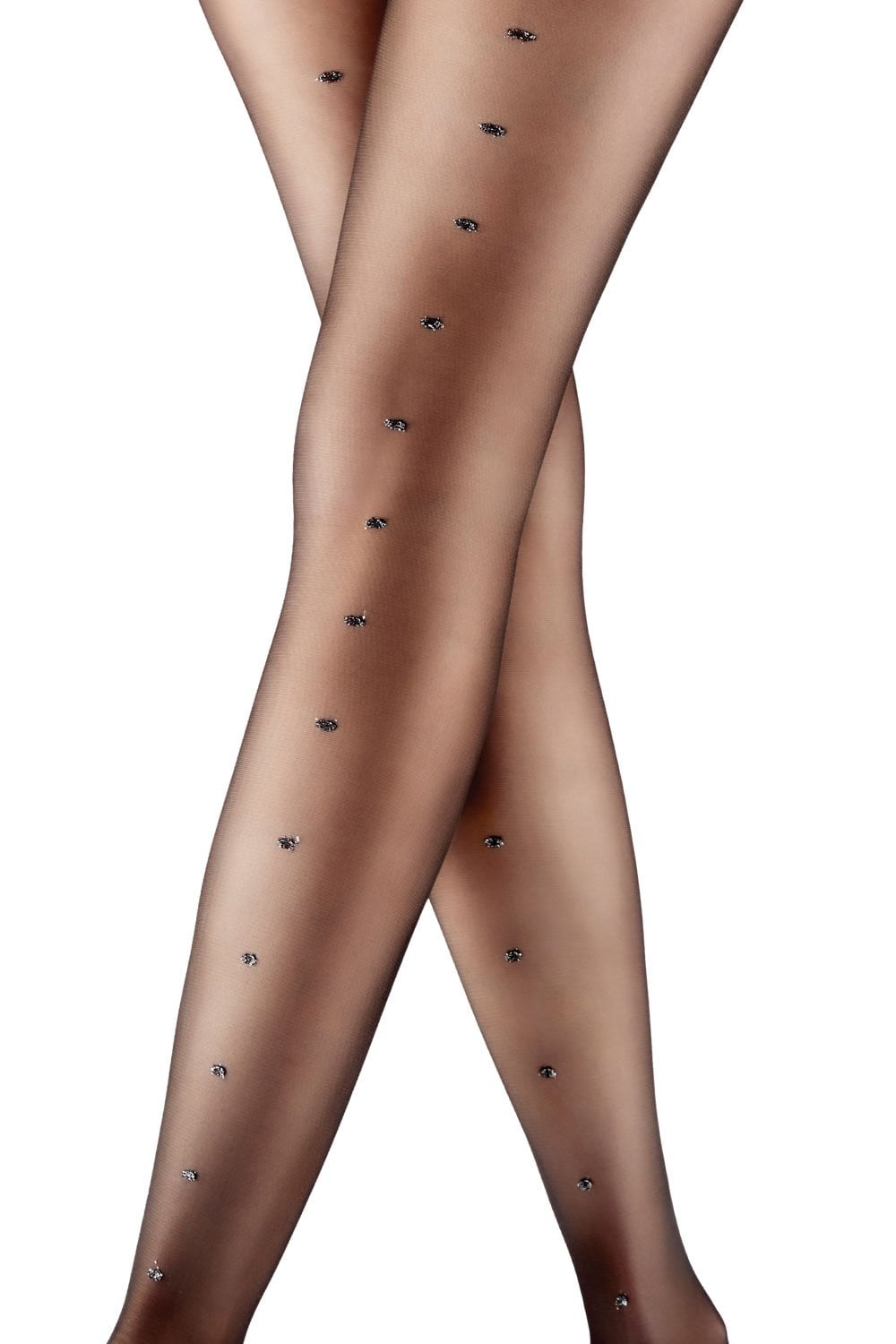Sparkly Spot Backseam Tights AXX7
