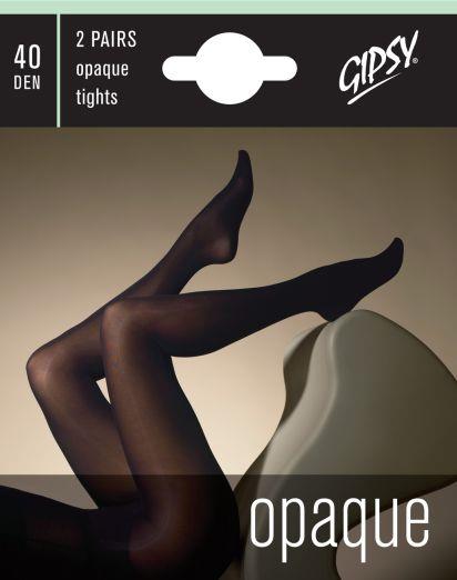 40 Denier Tights 2 Pair Pack 1117