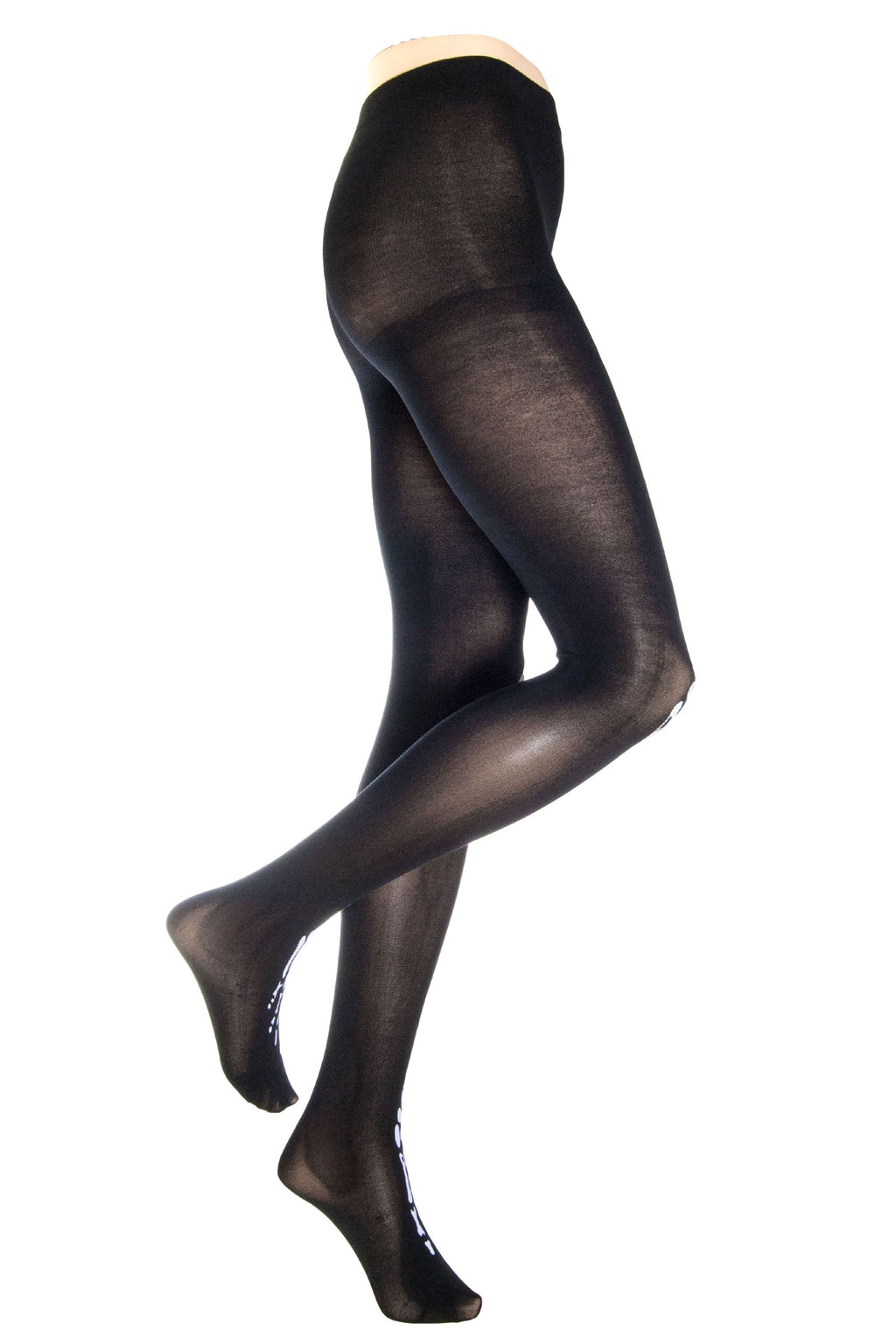 Halloween Skeleton Print Bone Tights