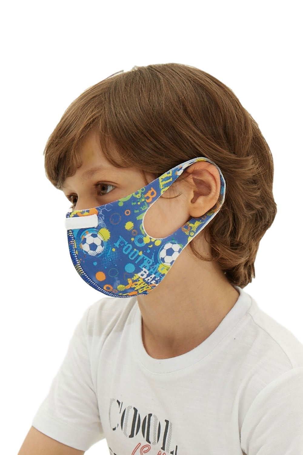 3D Spacer Masks Non Medical - Child 7-12 Years - Football Design