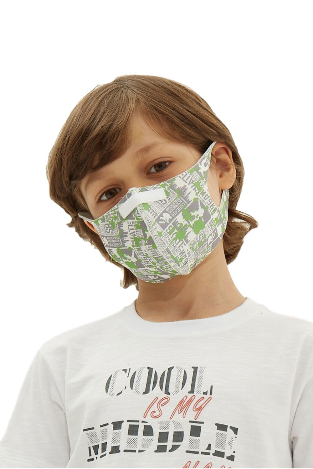 3D Spacer Masks Non Medical - Child 7-12 Years - Skater Pattern