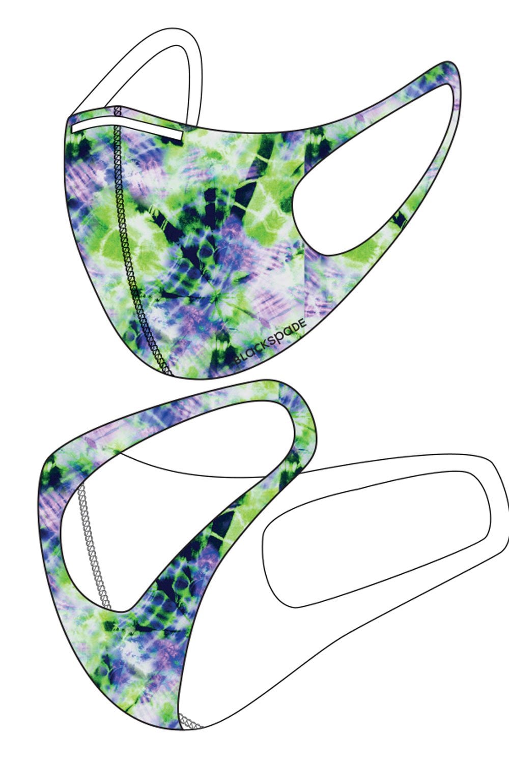 3D Spacer Masks Non Medical - Child 7-12 Years - Colourful Pattern