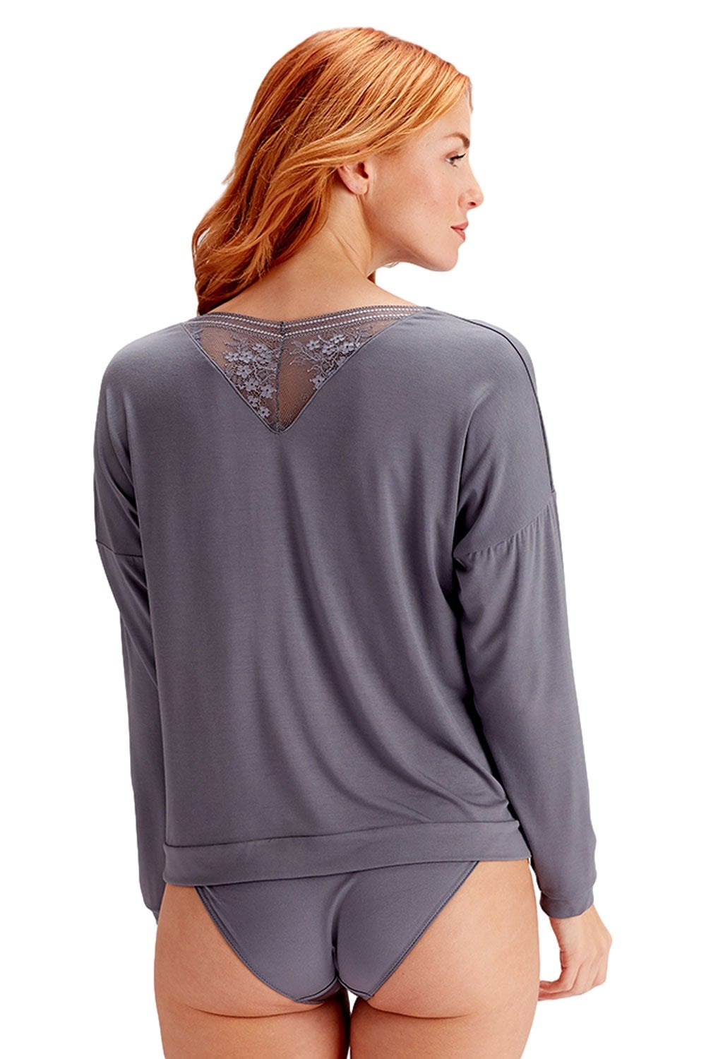 Botanical Lace Slouch Top