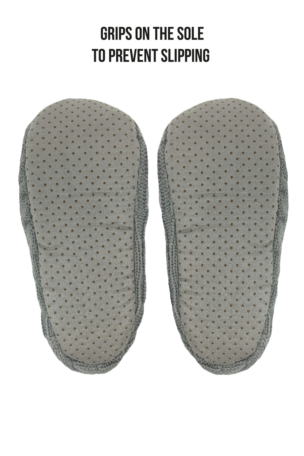 Bramble Grey Ballerina Slipper Sock