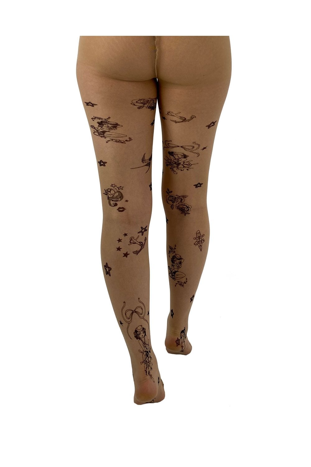 Tattoo Sailor Girl Tights