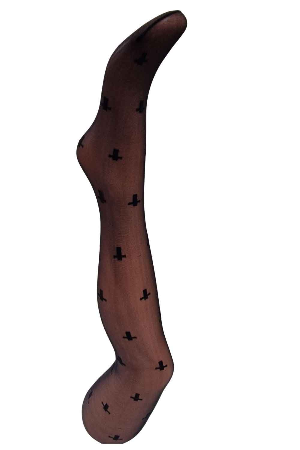 Sheer Crosses Tights