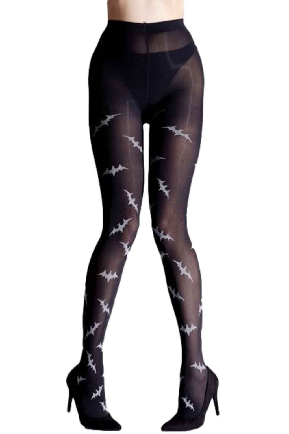 Halloween Bat Design Tights AYN7