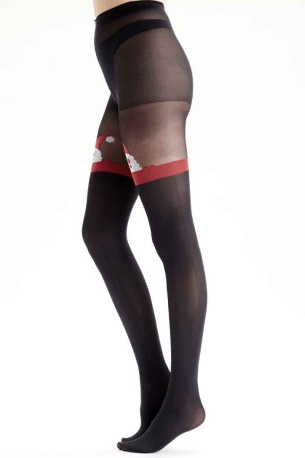 Santa Mock Hold Up Tights AYN5