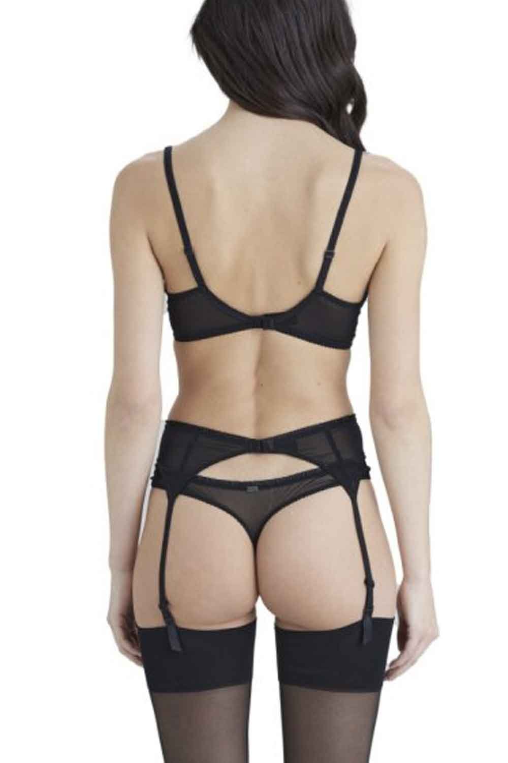 Heart Mesh Suspender Belt AYF7
