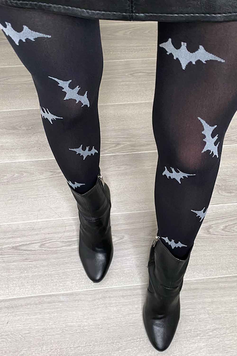 Halloween Bat Design Tights AYN7