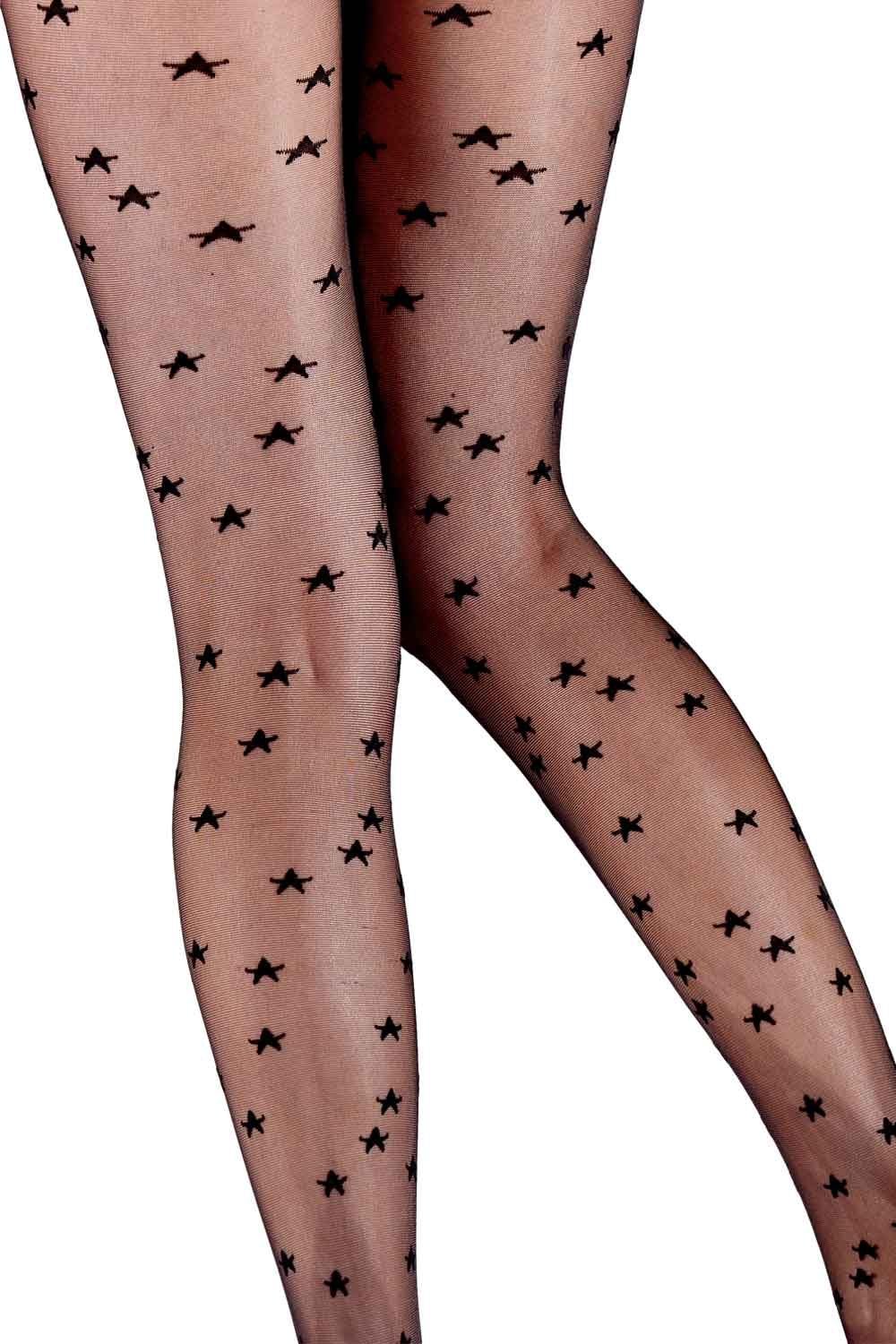 Sheer All Over Stars Tights AYQ3