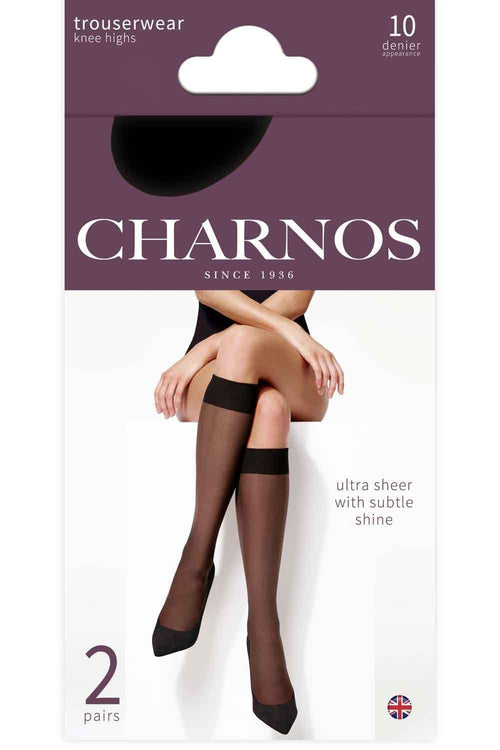 10 Denier Sheer Knee Highs 2PP CFAC