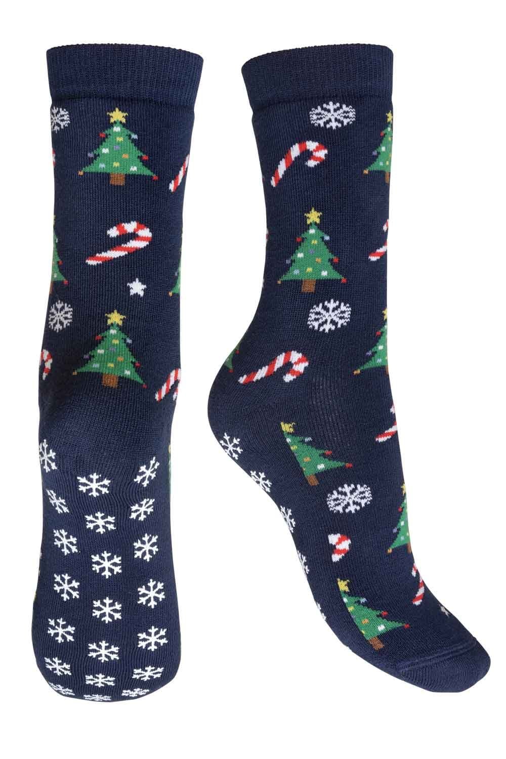 Christmas Tree Slipper Socks CGFQ