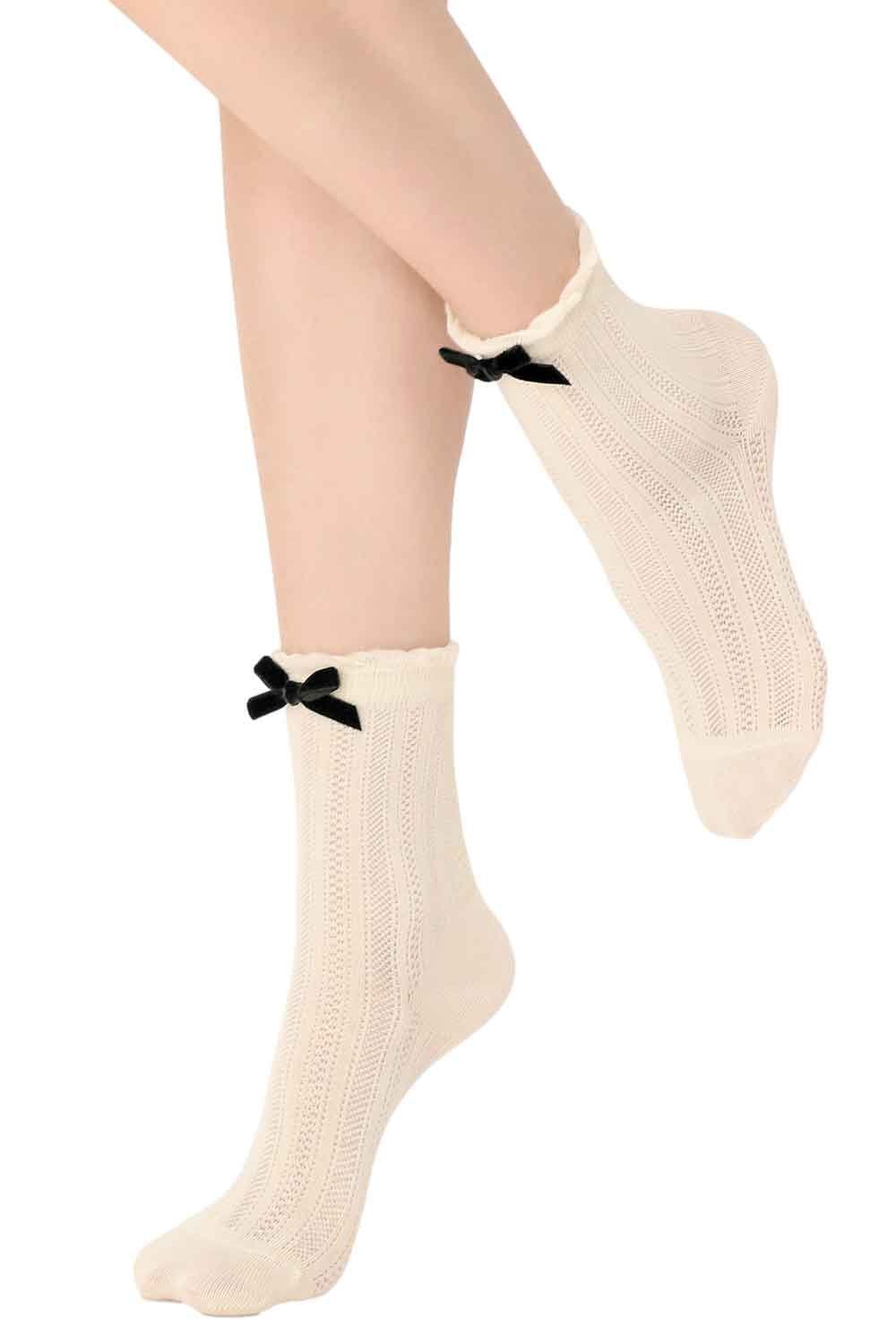 Papillon Opaque Socks