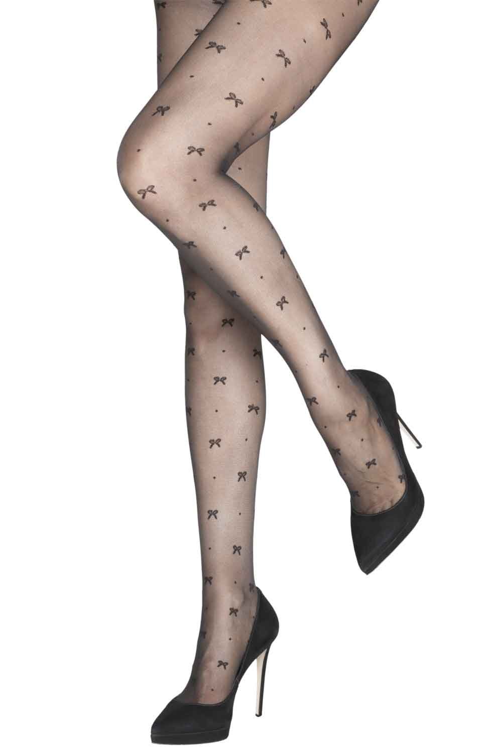 Bow & Spot Tights CABE