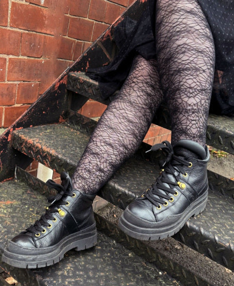 Halloween Cobweb Pattern Tights AXZ1