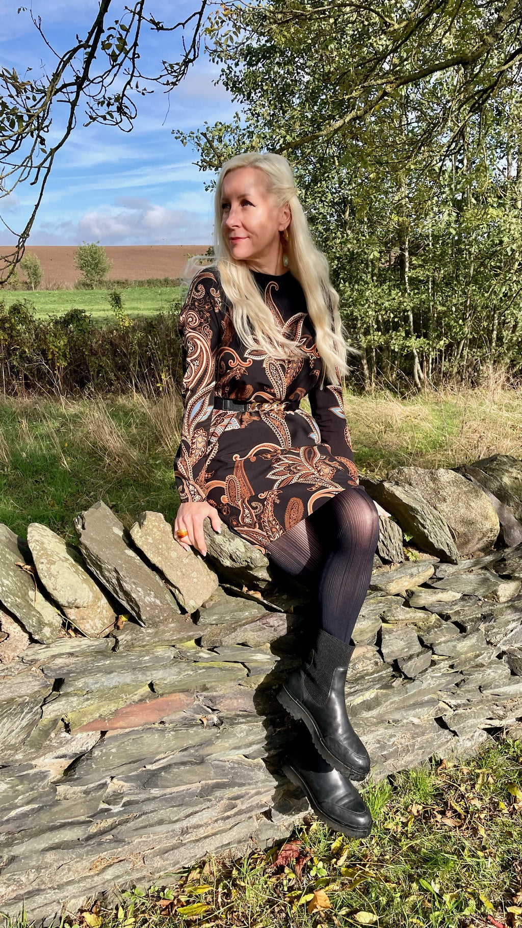 Rib Opaque Tights AWE7