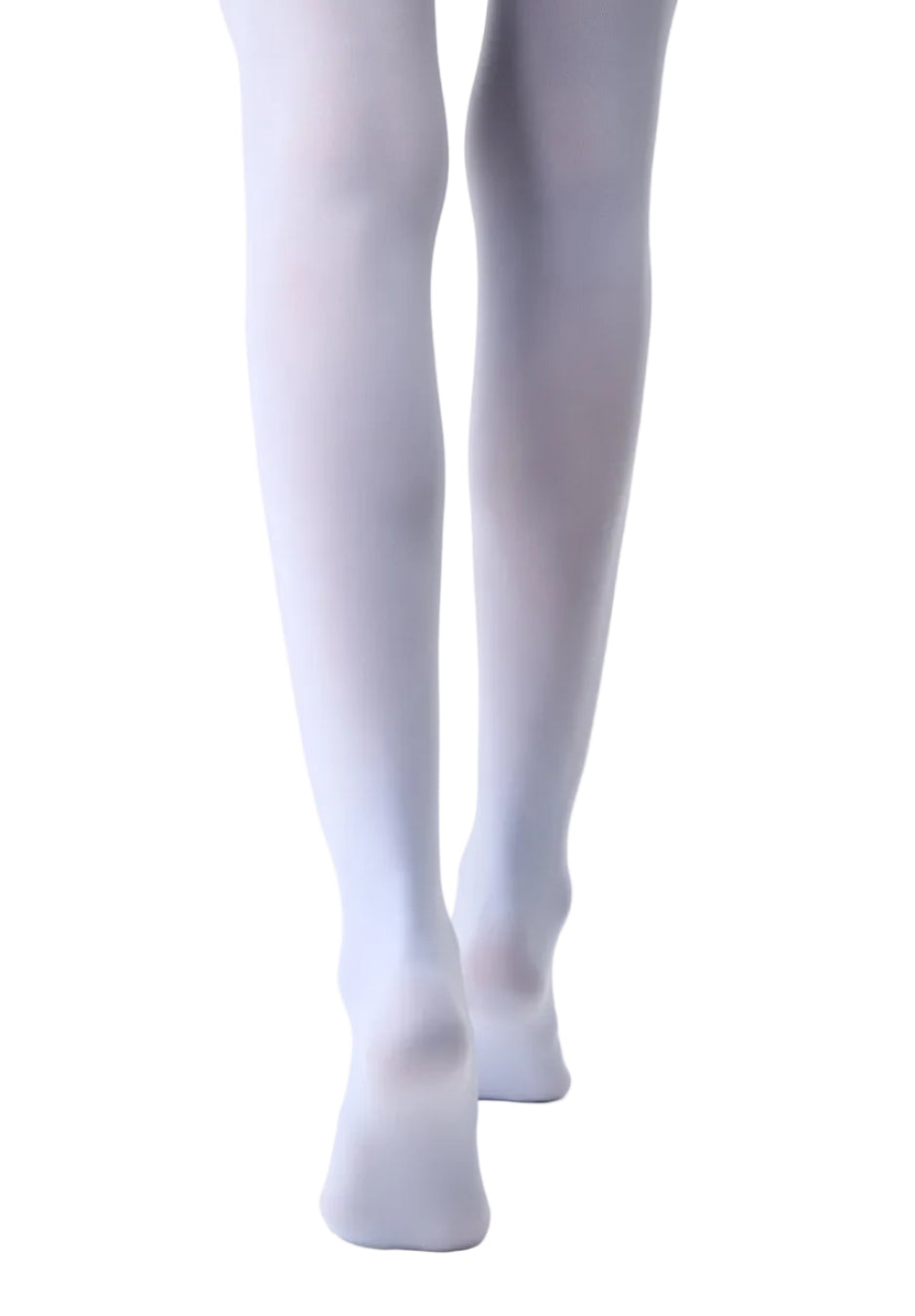Sky blue  tights on a white background