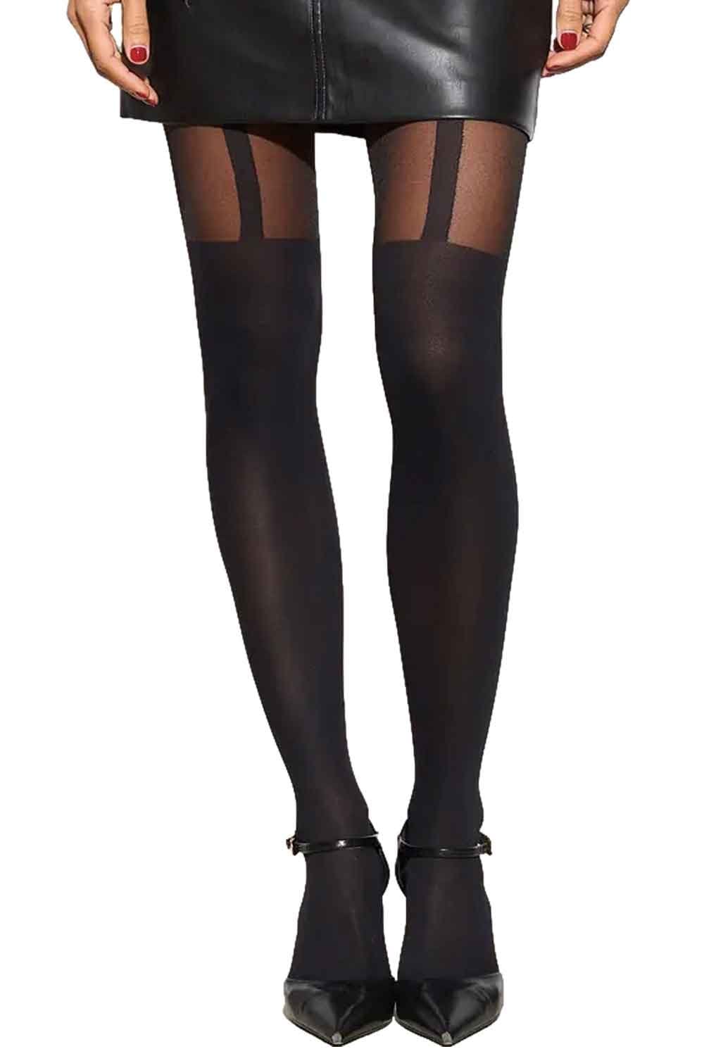 Mock Suspender Tights