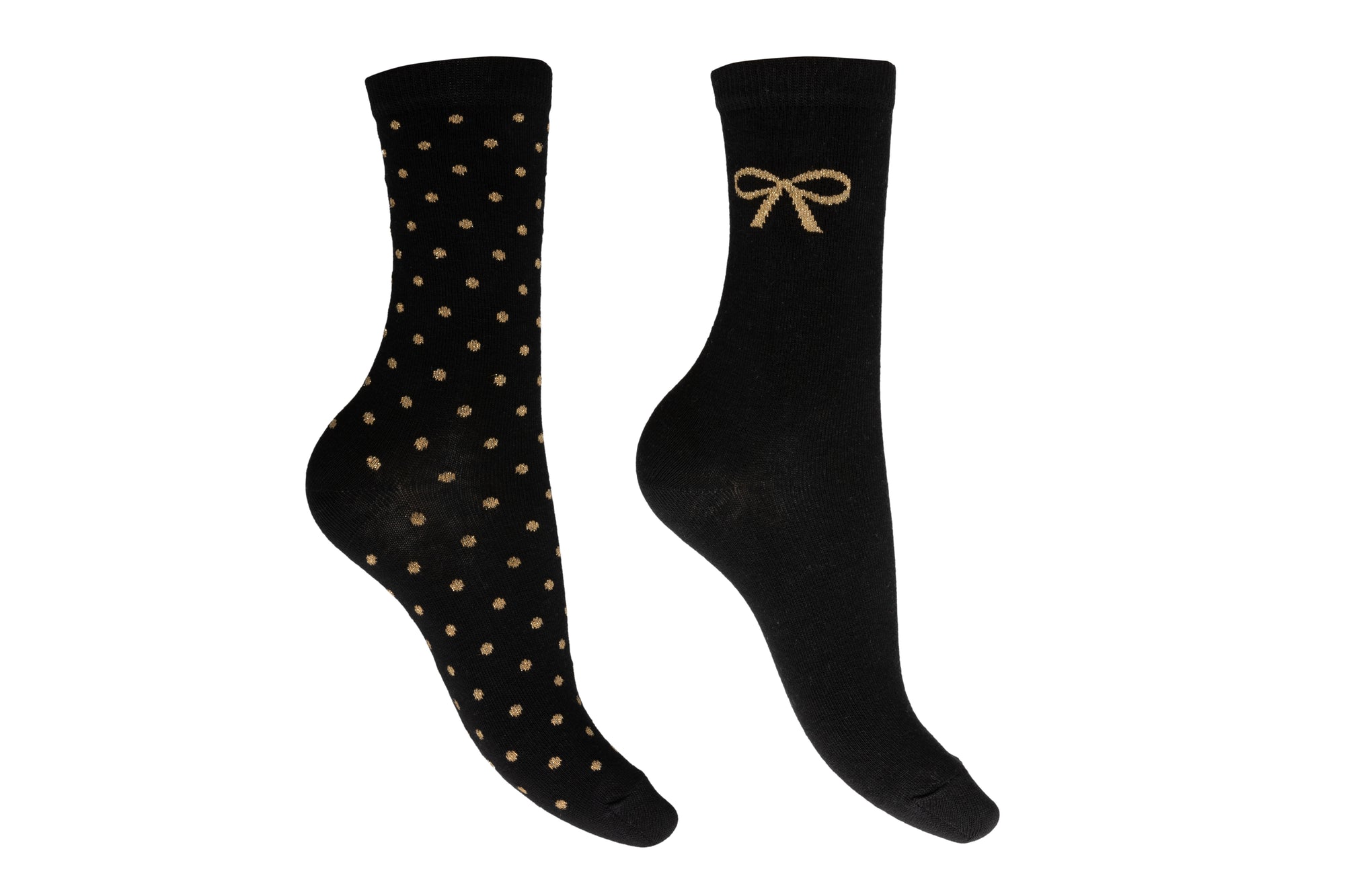 Sparkle Spot & Bow Socks 2PP CGLH
