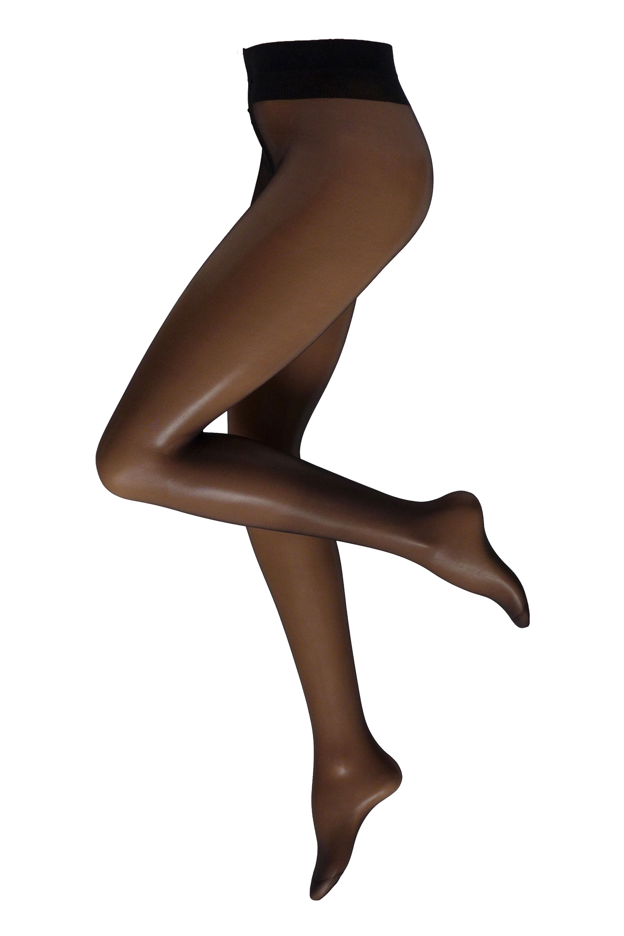 Cette  tights with black waistband on a white background