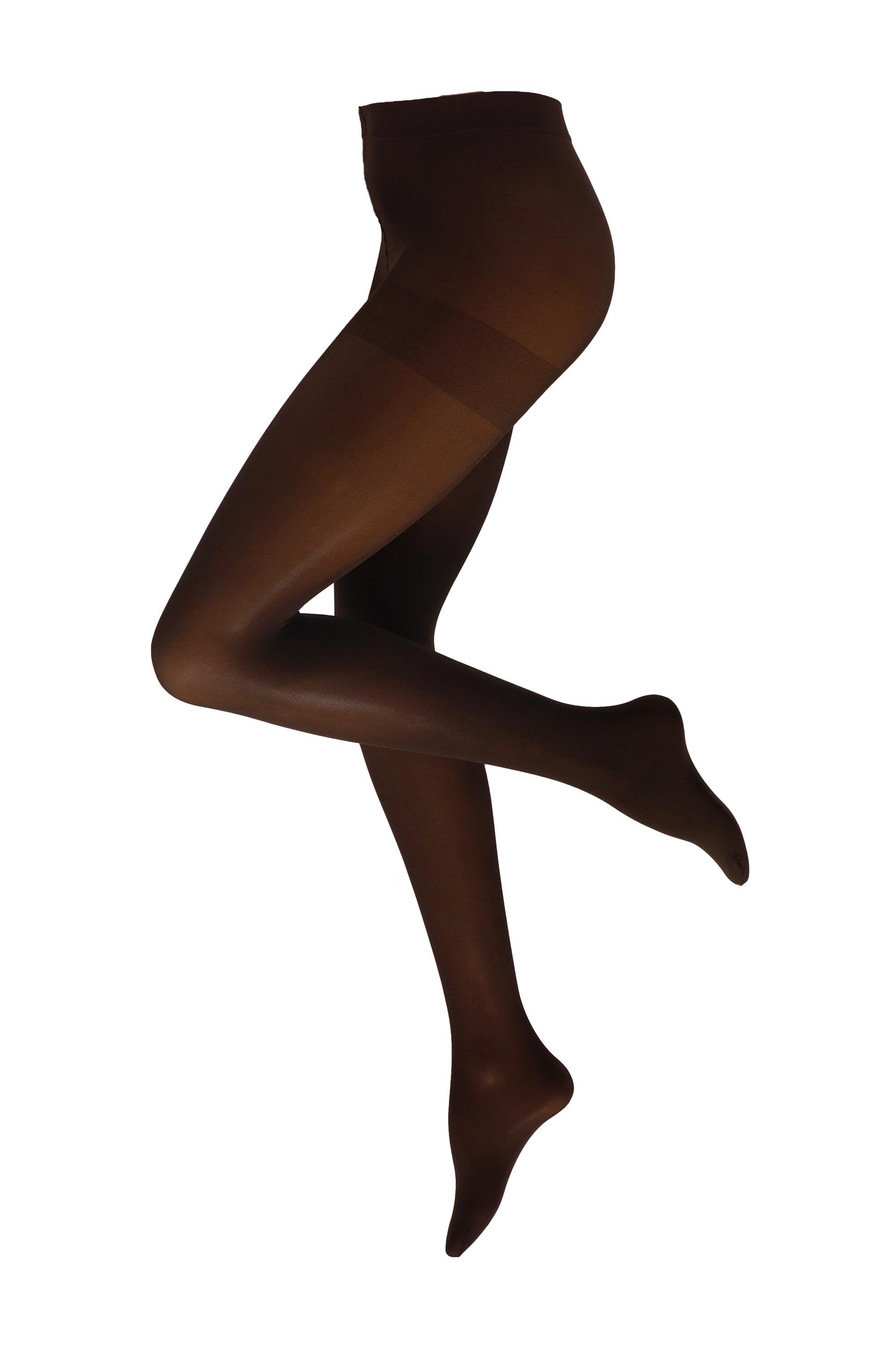 Brown plus size  tights on a white background