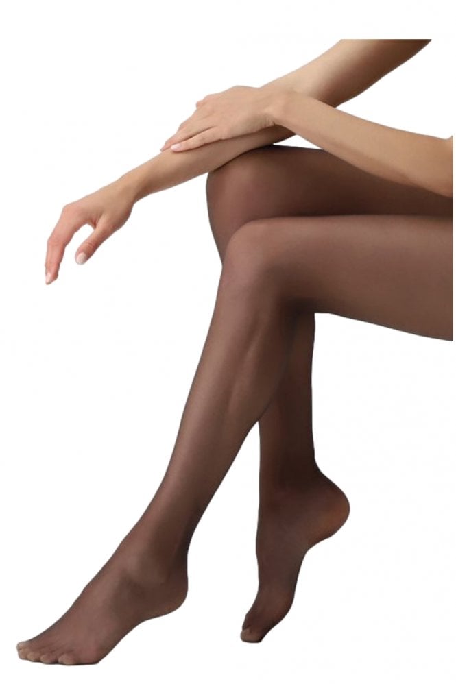 Black  tights worn by a person on a white background