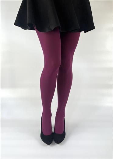 rich berry 100 denier tights by Gipsy 