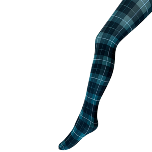 Gipsy Green Tartan Tights