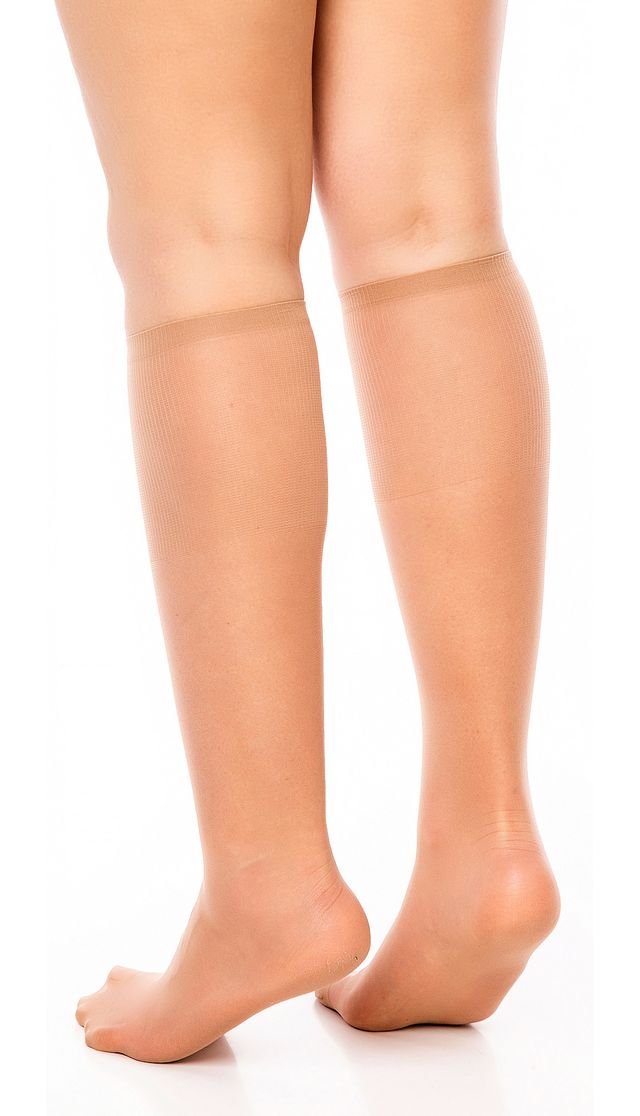 Glamory 50142 Knee Highs Makeup Comfort Top Plus Size