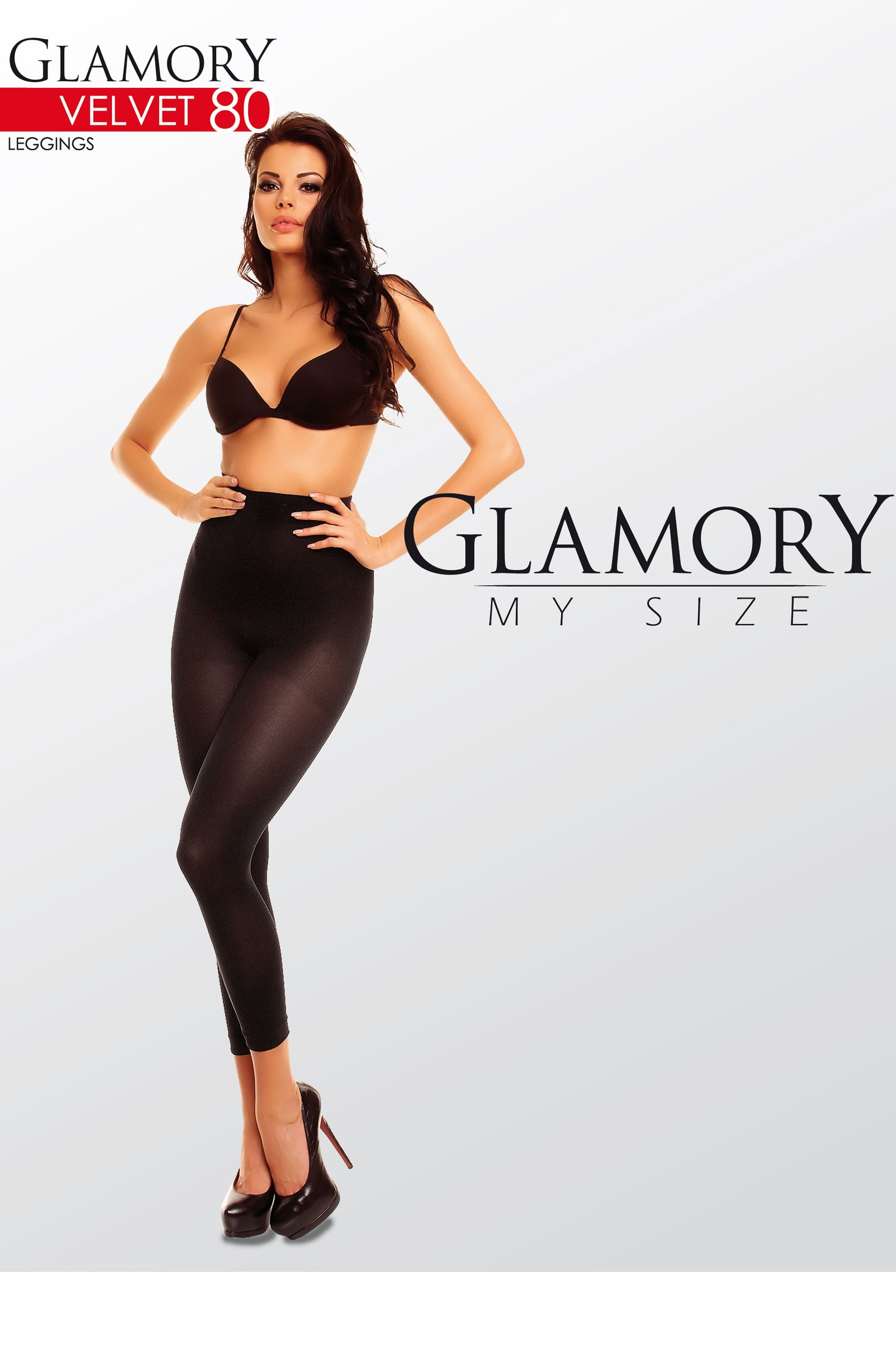 Glamory Velvet 80 50168 Plus Size Footless Tights