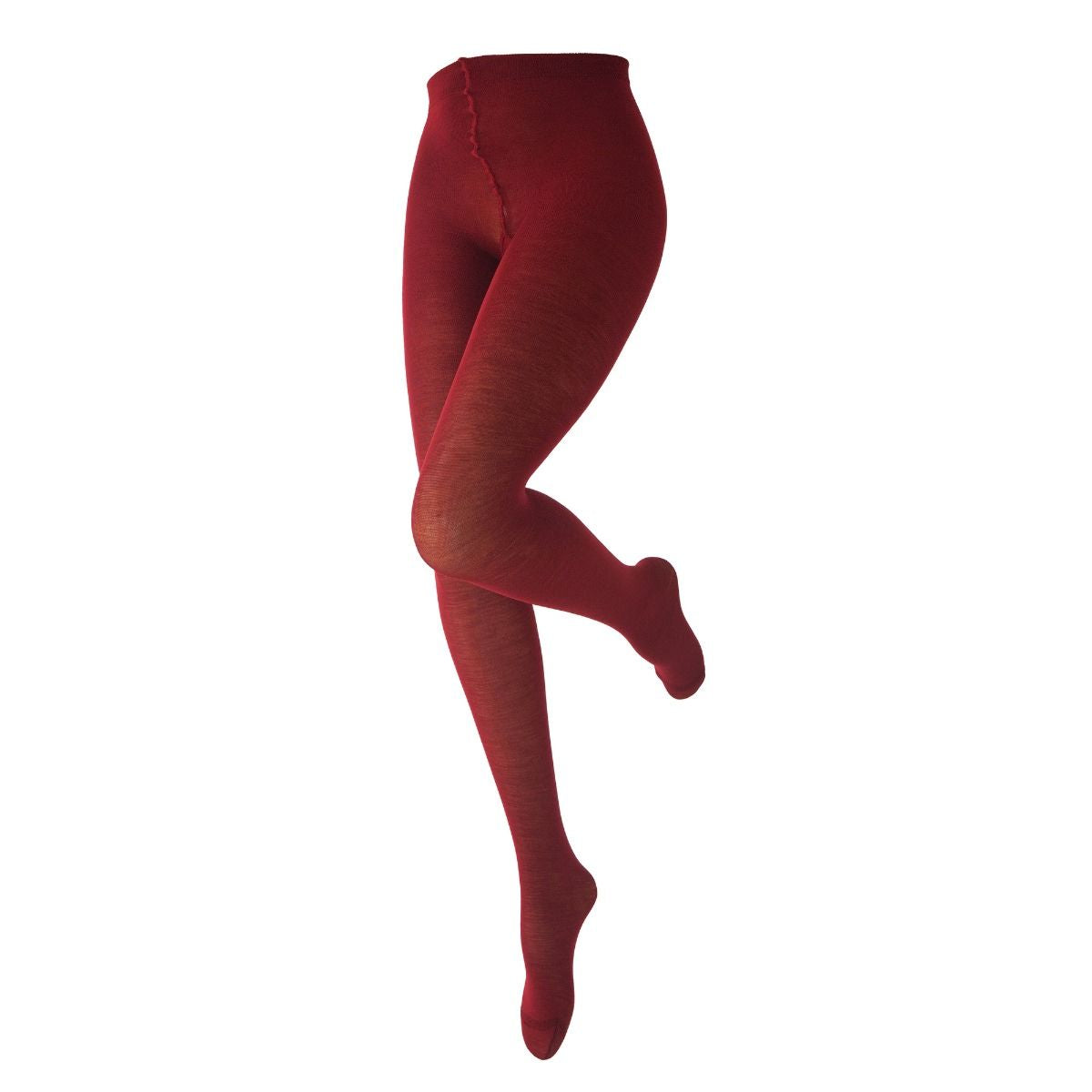 Rubino wool tights on a white background