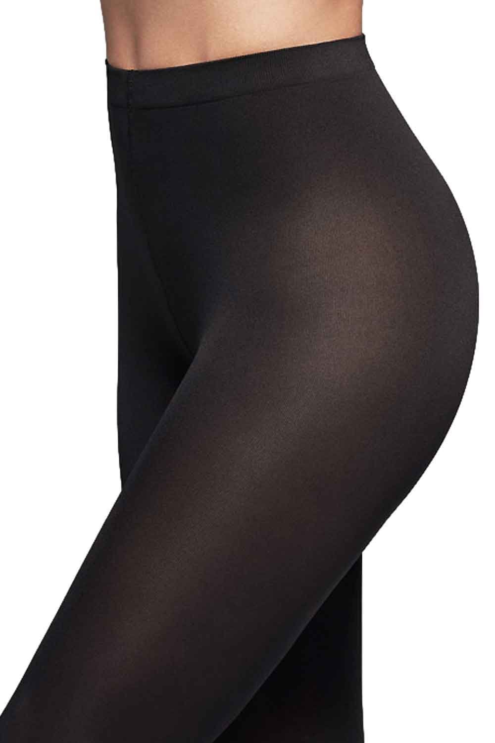 Black tights on a white background