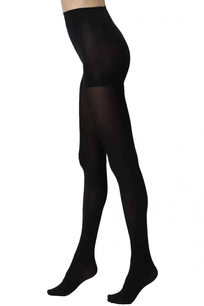 Oroblu All Colours 50 So Slim Fit Tights in black on a white background