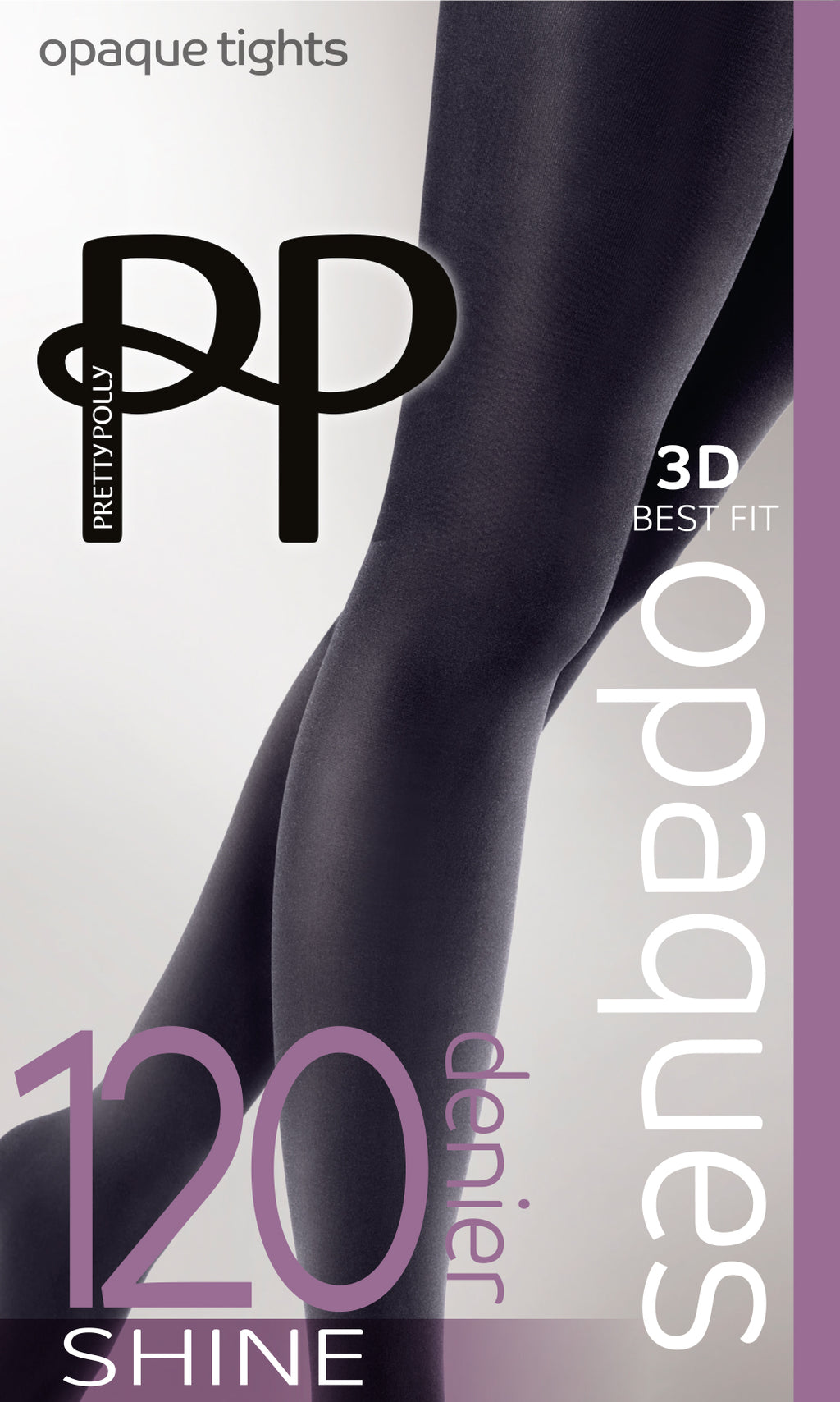 120 Denier 3D Shine Opaque Tights AVA7