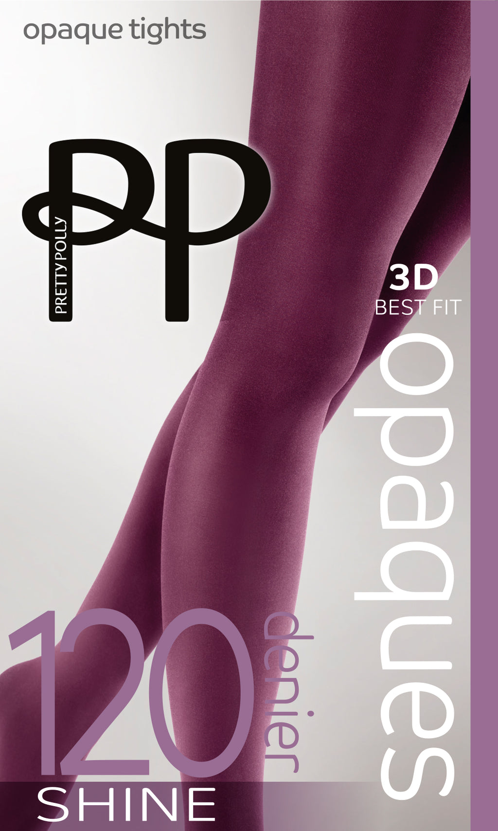 120 Denier 3D Shine Opaque Tights AVA7