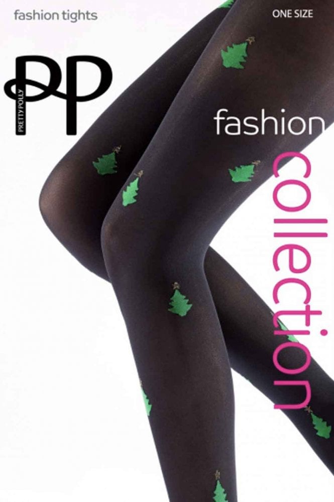Christmas tree pattern tights AYT6