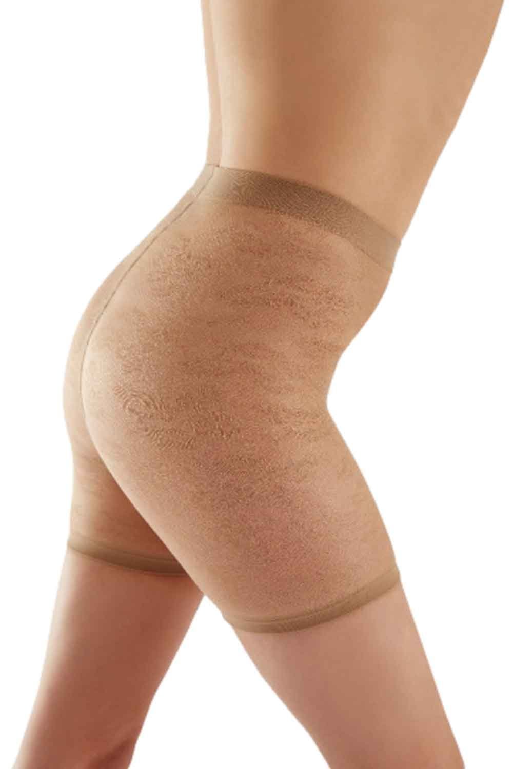 Nude shorts on a white background 