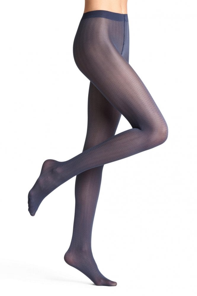 Falke shimmering tights in blue