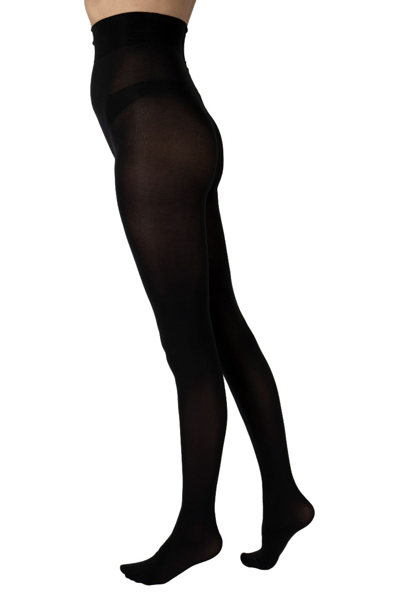 Black tights on a white background