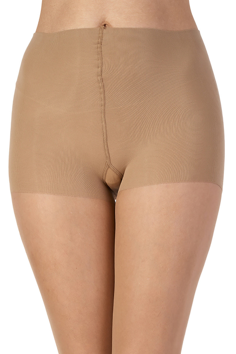 Nude tights  on a white background