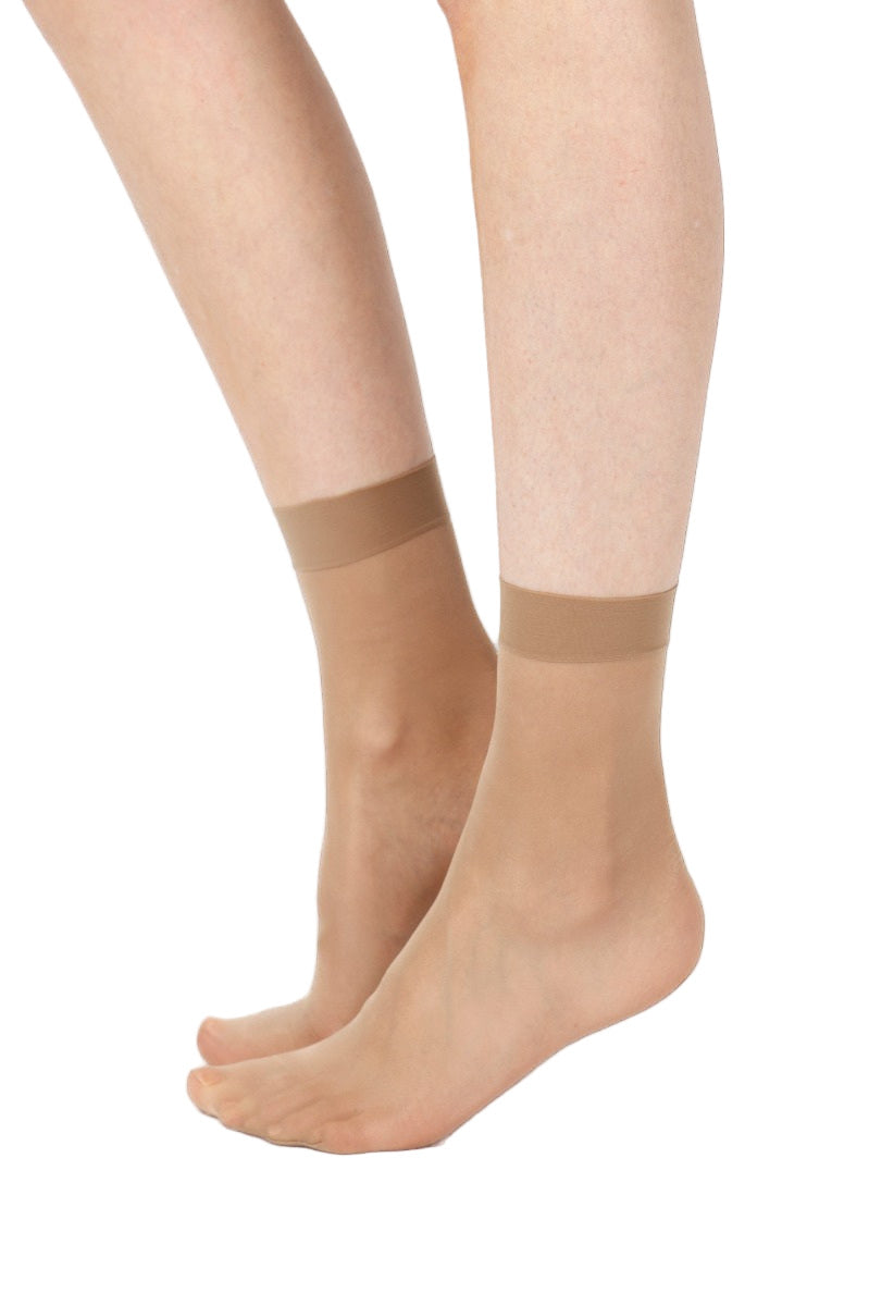 Ultimate Sheer Luxury 15D Shine Ankle High Socks AVZ7