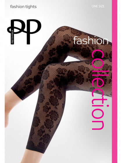 Floral Footless Tights