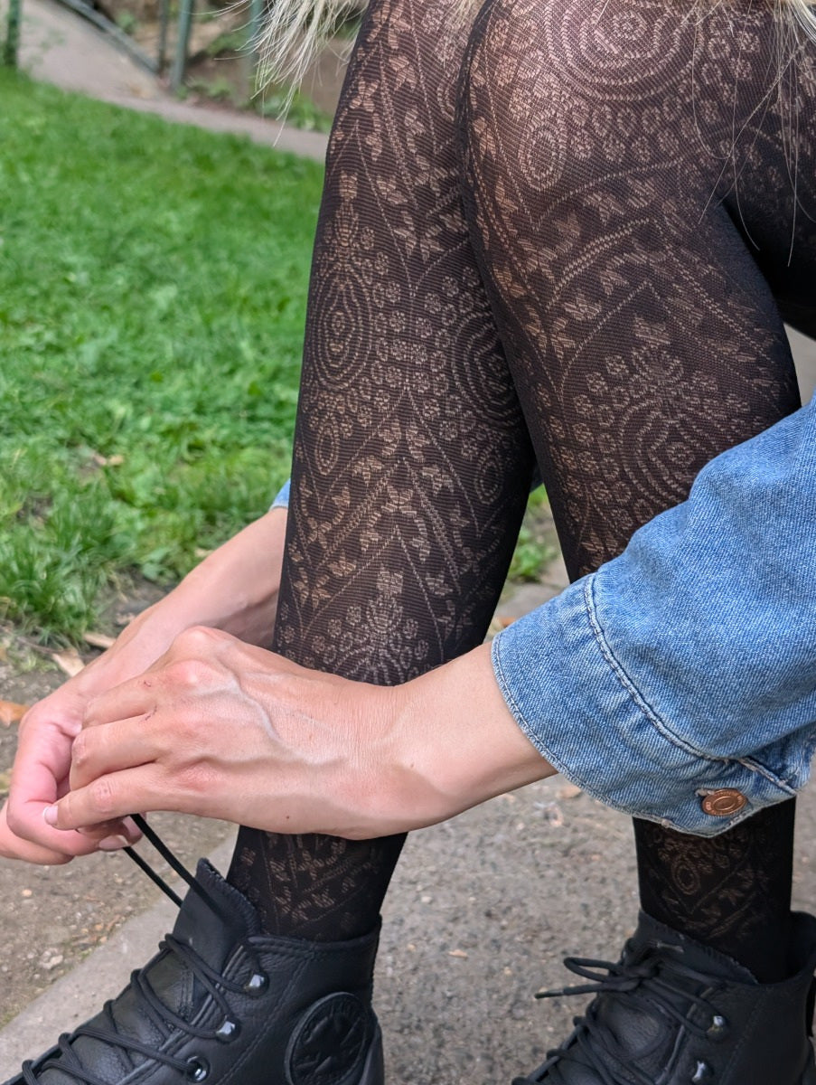 Boho Patterned Tights