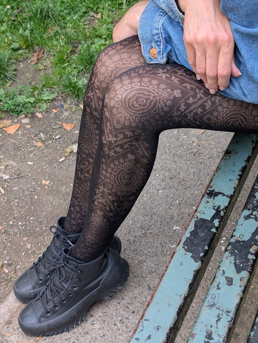 Boho Patterned Tights